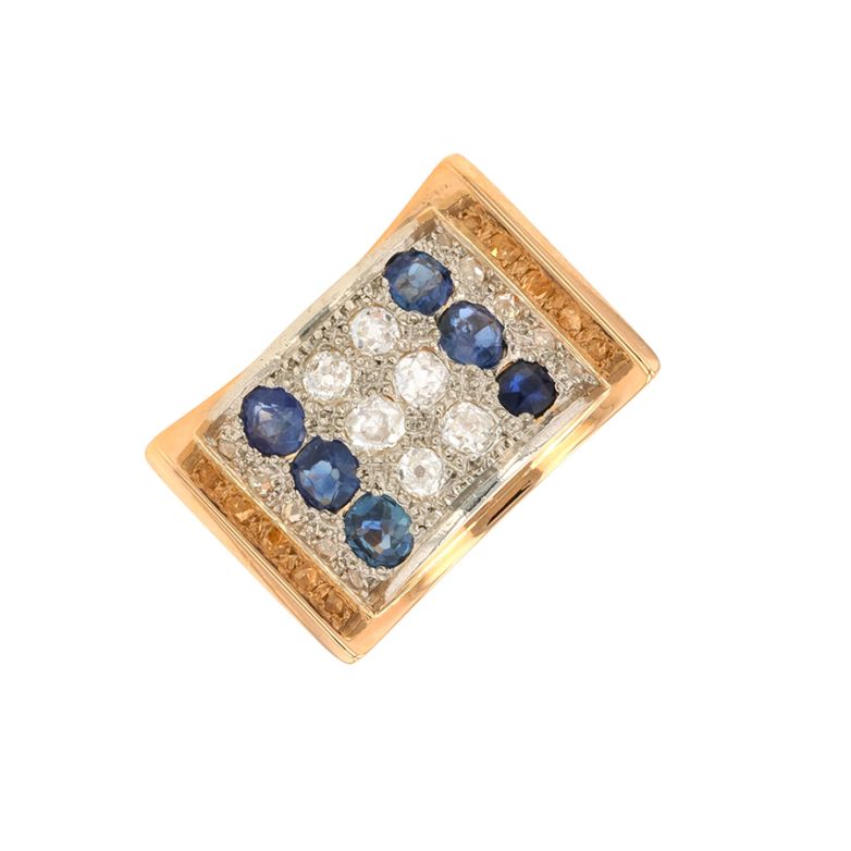 Acheter Bague vintage saphirs 0.90 carat et diamants 0.24 carat 2 ors 14.90g Comme neuf - 3200,00 € Bague vintage saphirs 0.90 carat et diamants 0.24 carat 2 ors 14.90g Comme neuf - reconditionné disponible sur Gemme Les Bijoux